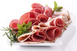 Salami and ham