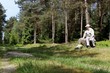 Wanderer bei einer Pause Wanderer bei einer Pause