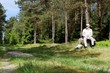Wanderer bei einer Pause Wanderer bei einer Pause
