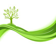 Green nature background. Eco concept illustration Green nature background. Eco concept illustration