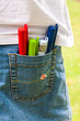 Pens in pocket Pens in pocket