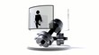 Dumbbell workouts symbols – 1920x1080 – loopable Dumbbell workouts symbols – 1920x1080 – loopable