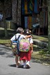 Enfant rentrant de l'école
