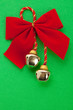 Christmas Bells and ribbon