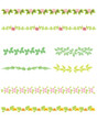 flower and leaf line flower and leaf line