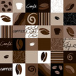 Squared coffee pattern