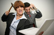 office frustration - destroying my laptop