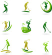 Golf icons