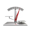 Modern scale on white background. 3d render Modern scale on white background. 3d render
