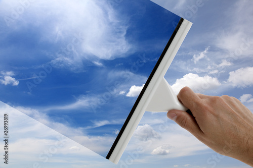 Photo: Clear blue sky Clear blue sky