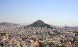 Ariel View of Lycabettus Hill in Athens, Greece