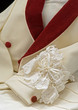 Formalwear tuxedo with wedding garter & white gloves