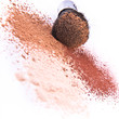 makeup brush and powder