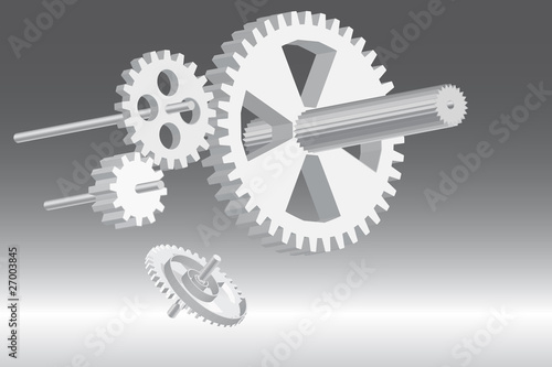 Vector: Zahnraeder Zahnraeder