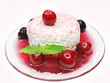 cherry dessert with pudding and jelly cherry dessert with pudding and jelly