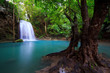 Photo en ligne au meilleur prix Erawan Waterfall in Kanchanaburi, Thailand