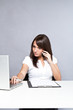 phonecall in office