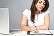 business woman in office