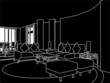 Living And Dining Room Vector 01