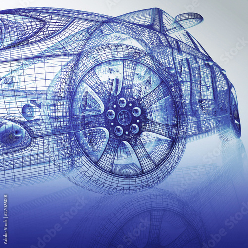 Illustration: 3d model cars 3d model cars