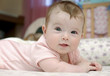 Photo: Closeup portrait of adorable baby girl Closeup portrait of adorable baby girl