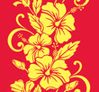 Illustration: Seamless Hawaiian Royale Border/Pattern Seamless Hawaiian Royale Border/Pattern