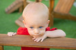 Photo: Toddler at the Plaground Toddler at the Plaground