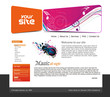 music web site design music web site design