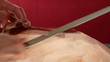 Professional cutting iberico ham Professional cutting iberico ham