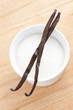 vanilla beans with sugar
