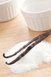 vanilla beans with sugar
