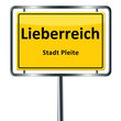 Ortsschild Lieberreich