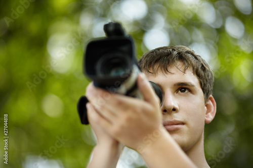 Photo: young videographer young videographer
