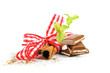 Cinnamon sticks and mint