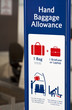 Baggage allowance.