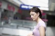 Young woman in shopping centre, Voronezh