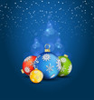 christmas background with ball decorations christmas background with ball decorations