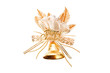 Christmas bell on the white background