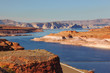 The blue water of the Colorado The blue water of the Colorado