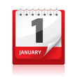Calendar icon | Red