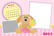 Baby's monthly calendar for january 2011's