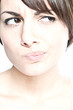 Photo: skeptische frau skeptische frau