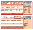 Vektor: Boarding Pass Boarding Pass