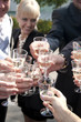 Photo: people with glasses of champagne people with glasses of champagne
