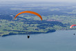 two paraglider