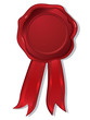 wax seal with ribbons vector wax seal with ribbons vector