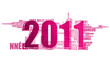 CARTE DE VOEUX 2011 ROSE