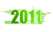 CARTE DE VOEUX 2011 VERTE