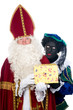 Photo: Saint Nicholas and his helper Saint Nicholas and his helper