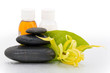 Photo: Concept Détente et Spa - Fleur Ylang-ylang et pierres zen Concept Détente et Spa - Fleur Ylang-ylang et pierres zen